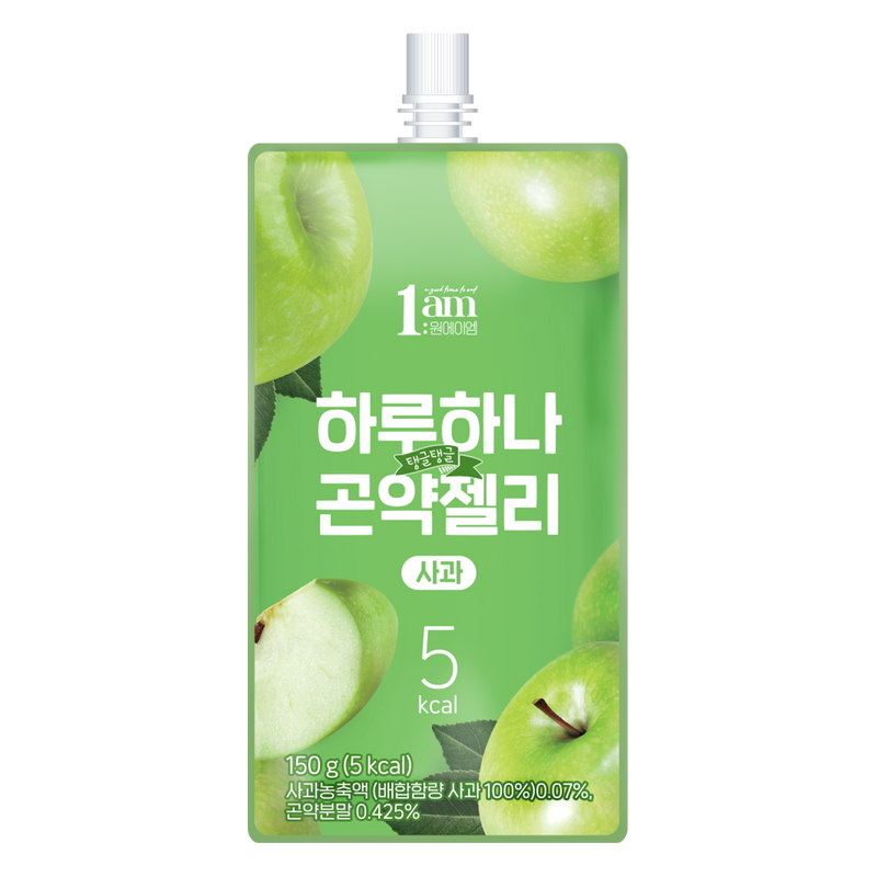 韓國1am無糖低卡蒟蒻啫喱（蘋果/白提子/水蜜桃/菠蘿/荔枝）