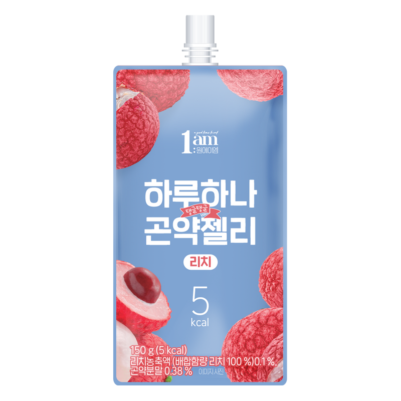 韓國1am無糖低卡蒟蒻啫喱（蘋果/白提子/水蜜桃/菠蘿/荔枝）